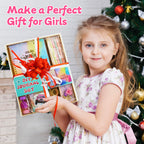 OIHEW 2-PC DIY Journal Kit for Girls Age 8-14, DIY Journal Set for Teen Girl,Christmas|Birthday Gift for 8 9 10 11 12 13 14 Year Old Girl Ideas, Stationery|Scrapbook|Diary Art Crafts Supplies Toy Set