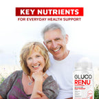(3 Pack) Gluco Renu Capsules - Official Gluco Renu, GlucoRenu Supplement, Natural Support GlucoRenu, Gluco Renu Premium Formula, 90 Capsules for 3 Months