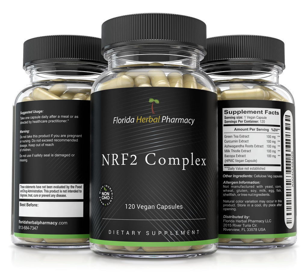 NRF2 COMPLEX Supplement Capsules (120 Capsules), 4 Months Supply
