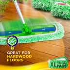 VanDuck XL Dust Mop Pads Compatible with Swiffer XL (4 Pack) - Extra Large Dry Pads Refills - Microfiber Covers Reusable Mop Heads (Handle is Not Included)