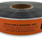 ACE Supply Detectable Underground Fiber Optic Line Tape - Detectable Underground Tape - 2 Inch x 1000 Ft Length, 5 Mil - Buried Fiber Optic Cable Utility Marker