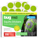 BugMD Squito Stickers Mosquito Repellent Patch Stickers for Adults (390 Patches), Safe & Effective Insect Repellent Patches for Toddlers, Kids, Camping, Beach & Outdoor Essentials