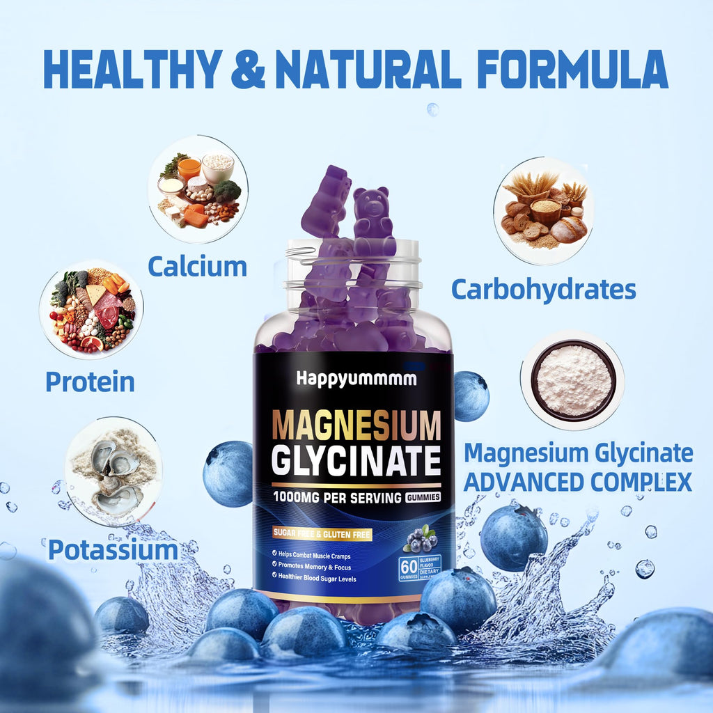 Magnesium glycinate Gummies Blueberry-120