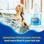 Hot Tub Defoamer - Pool, Fountain, & Spa - Antifoam Concentrate - Silicone Emulsion - Quickly Removes & Prevents Foam in Water - Eco Friendly & Safe Formula - Case of 6 X 1/2 Gallon (384oz)