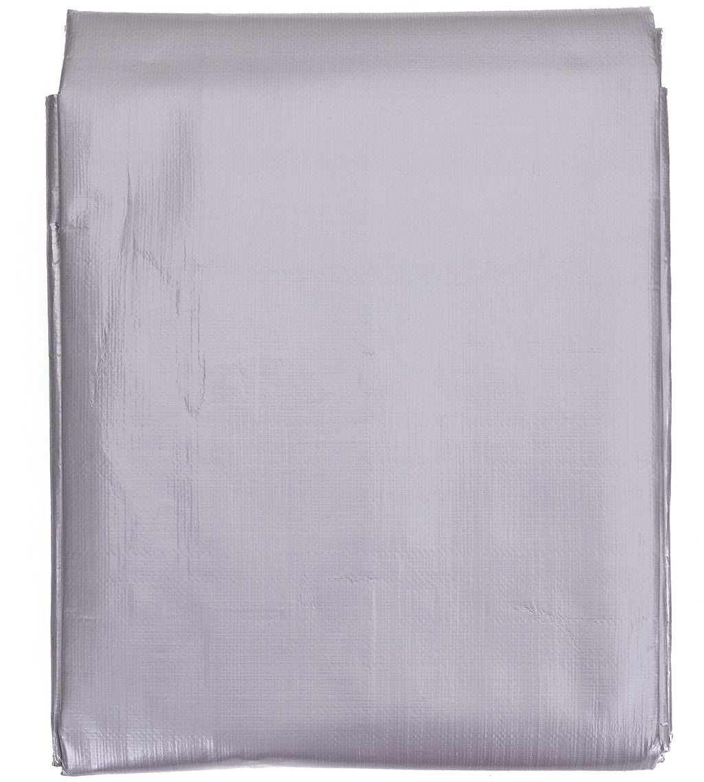 Kotap 12 x 20 Ft. Ultra Heavy-Duty Protection/Coverage Tarp, Superior Weave for Greater Longevity, 16-mil, Reversible, Multi-Use, Waterproof, Silver-White, 1-Pack (TUH-1220)