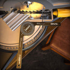 LEXIVON Aluminum Miter Saw Protractor | 7-Inch Rust Proof Angle Finder Featuring Precision Laser Engraved Scales (LX-230)