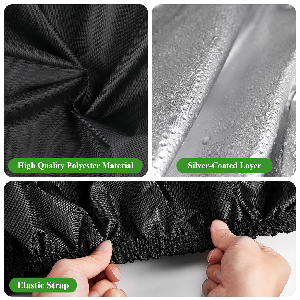 Mobility Scooter Cover,Waterproof Wheelchair Cover for Storage,Mobility Scooter Accessories for All-Weather Outdoor Protection Dust Covers - 55"x 26" x 36" (L x W x H)