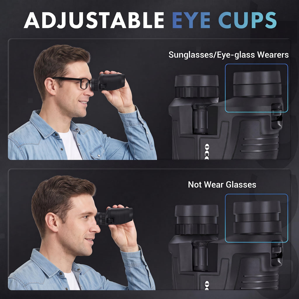 Occer 12x25 Compact Binoculars for Adults and Kids