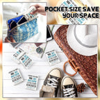 Fuutreo 120 Packs Pocket Tissues Travel Packs Bulk Motivational Facial 3 Ply Inspirational Pocket Travel Tissue Small Size Paper Individual Pockets Size for Appreciation Gifts Wedding