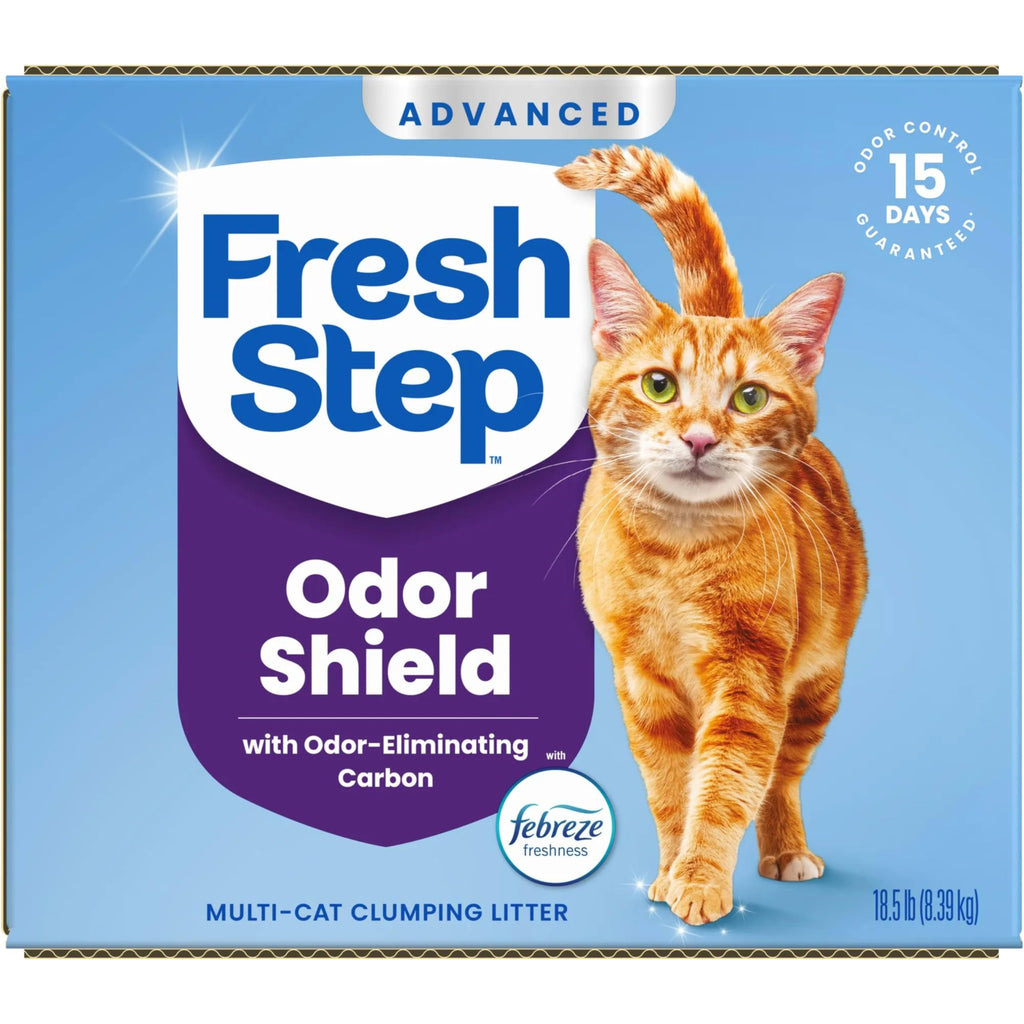 Fresh Step Advanced Odor Shield Multi Cat Clumping Cat Litter, 18.5 lb, 2Pk