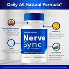 Nerve Sync Capsules, Official Nerve Sync Advanced Nerve Health Supplement Pills - Maximum Strength, All Natural Healthy Circulation & Stable Levels, NerveSync Support Reviews (3 Pack)