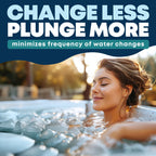 Durabasics 3in1 Cold Plunge Water Treatment – Helps Maintain Clear, Fresh-Looking Water | Cold Plunge Cleaner & Water Stabilizer | 64 -Week Supply | Easy to Use | Ice Bath Water Treatment – 64 oz