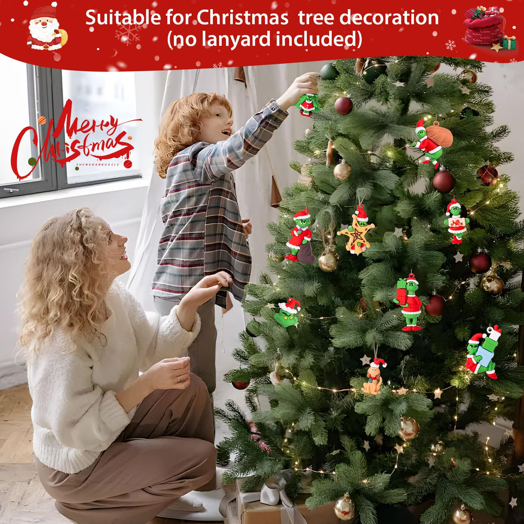 Christmas Advent Calendar 2026,Christmas Vacation Countdown Calendars,Christmas Tree Ornaments Stocking Stuffers Gifts with 24 pcs Collectible Doll Figures for Kids and Adults