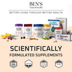 Ben's Natural Health Glucose Control Supplement with Berberine, Chromium, Inositol, Magnesium, 12 Ingredient Complex for Glucose and Carbohydrate Metabolism Support, 120 Capsules
