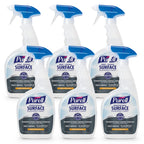 PURELL Professional Surface Disinfectant Spray, Citrus Scent, 32 fl oz Capped Bottle with Spray Trigger in Pack (Pack of 6) - 3342-06