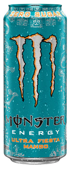 Monster Energy Ultra Fiesta Mango, Sugar Free Energy Drink, 16 Ounce