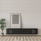 Art3dwallpanels 50 Pack 3D Wall Panel Diamond for Interior Wall Décor, PVC Flower Textured Wall Panels for Living Room Lobby Bedroom Hotel Office, White, 12''x12''