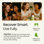 Joyrise® After Drinking Aid – Fast Acting Capsules with DHM – Alcohol Metabolism Support, Liver Health, Rapid Bioavailability & Body Replenishment – 45 Capsules (15 Servings)