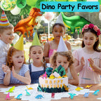 48Pcs Glow in Dark Mini Dinosaur Kids Birthday Party Favors Halloween Bulk