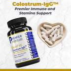 Premier Research Labs Colostrum-IgG - Colostrum Supplement, Bovine Colostrum for Humans, Cow Colostrum for Immune Health, Superfood with Lactoferrin, Amino Acids, Nucleotides - 60 Capsules