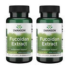 Swanson Maximum Strength Fucoidan Extract Immune Support Supplement for Adults Seeking Natural Immune Defense from Brown Seaweed - 500 mg (60 Vegan Capsules, 2 Pack)