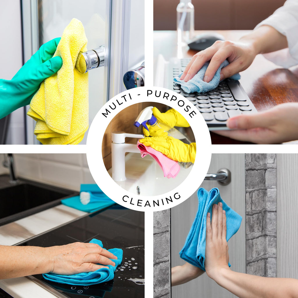 Turkish Microfiber Cleaning Cloth of 4 Colors | 20% Polyamide for ...