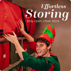Handy Laundry Christmas Tree Storage Bag with Wheels - 600D Oxford, 9 Ft