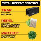 Victor Electronic Rat Trap 1-Pack, Indoor Humane Electric Rodent Killer