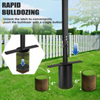 AugFir Golf Hole Cutter, Easy Digging 2 Sizes Golf Hole Cup, Golf Hole Digger for USGA Standard 4" & 6" Cups, Suitable for Golf Practice & Outdoor Gardening
