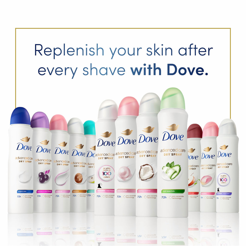 Dove Invisible Antiperspirant Dry Spray Clear Finish 3PK 3.8 oz