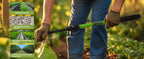 Telescopic Garden Rake, 27-40" Adjustable Hand Rake with 5 Metal Tines