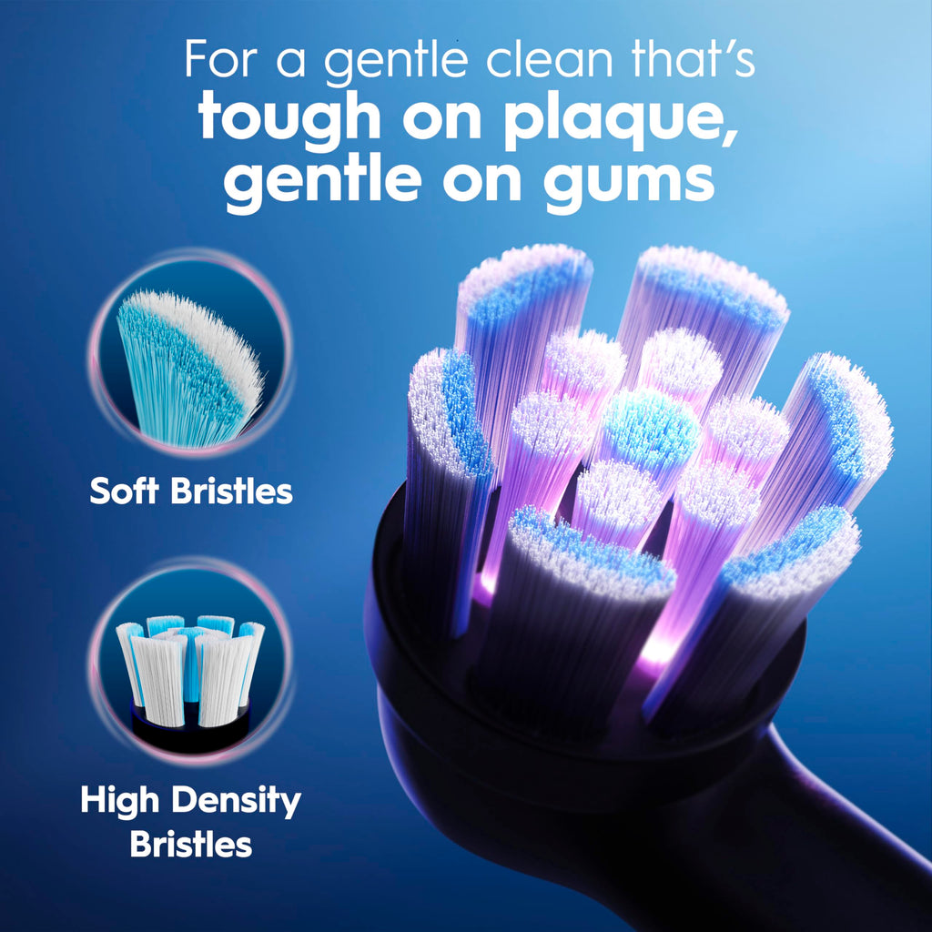 Oral-B iO Series 2 Limited Simple Clean Rechargeable Electric Toothbrush for Adults, Night Black, 3 Modes, Automatic Pressure Sensor for Gum Care, Travel Case