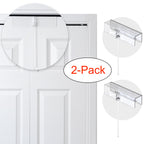 (2- Pack) - Safety Innovations Bi-fold Door Lock - Closet Protection Child and Pet Proof Bi-fold Door Lock - Tool-Free Installation - Unbreakable Clear Polycarbonate - for 1 3/8" Thick Wood Doors
