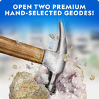 National Geographic Rock Collection Box for Kids – 300+ Piece Gemstones and Crystals Set Includes Geodes and Real Crystals, Rocks and Minerals, Science Kit for Kids, A Geology Gift for Boys and Girls