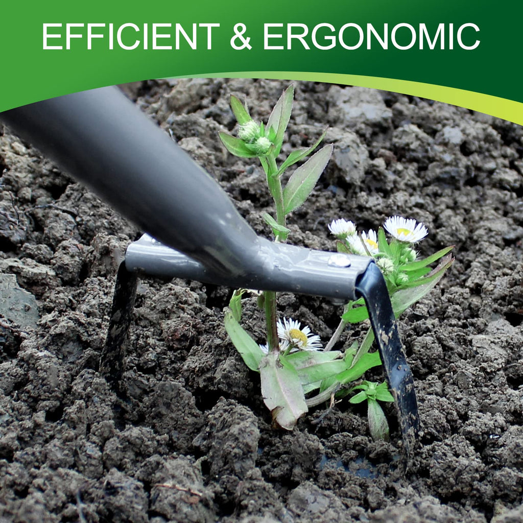 Walensee Stirrup Hoe,Garden Hand Scuffle Hoe for Weeding and Soil Loosening
