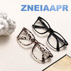 ZNEIAAPR Nearsighted Myopia Glasses for Men Women, Blue Light Shortsighted Distance Glasses with TR90 Frame Spring Hinge (NOT READING GLASSES),-0.50x/Tortoise