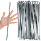 Nuenen 60Pcs 12" Metal Heavy Duty Stakes Landscape Anchoring Spikes