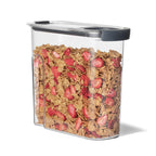 Rubbermaid Brilliance Airtight Cereal Food Storage Container, Shatterproof, BPA-Free and Dishwasher-Safe, 32oz Capacity