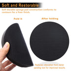 SIJDIEE 3 Pack Interface Pads, 6 Inch Hook and Loop Soft Density Sponge Cushion Buffer Backing Pad, Foam Sanding Interface Pads for Orbital Sander Automotive Woodworking Polishing