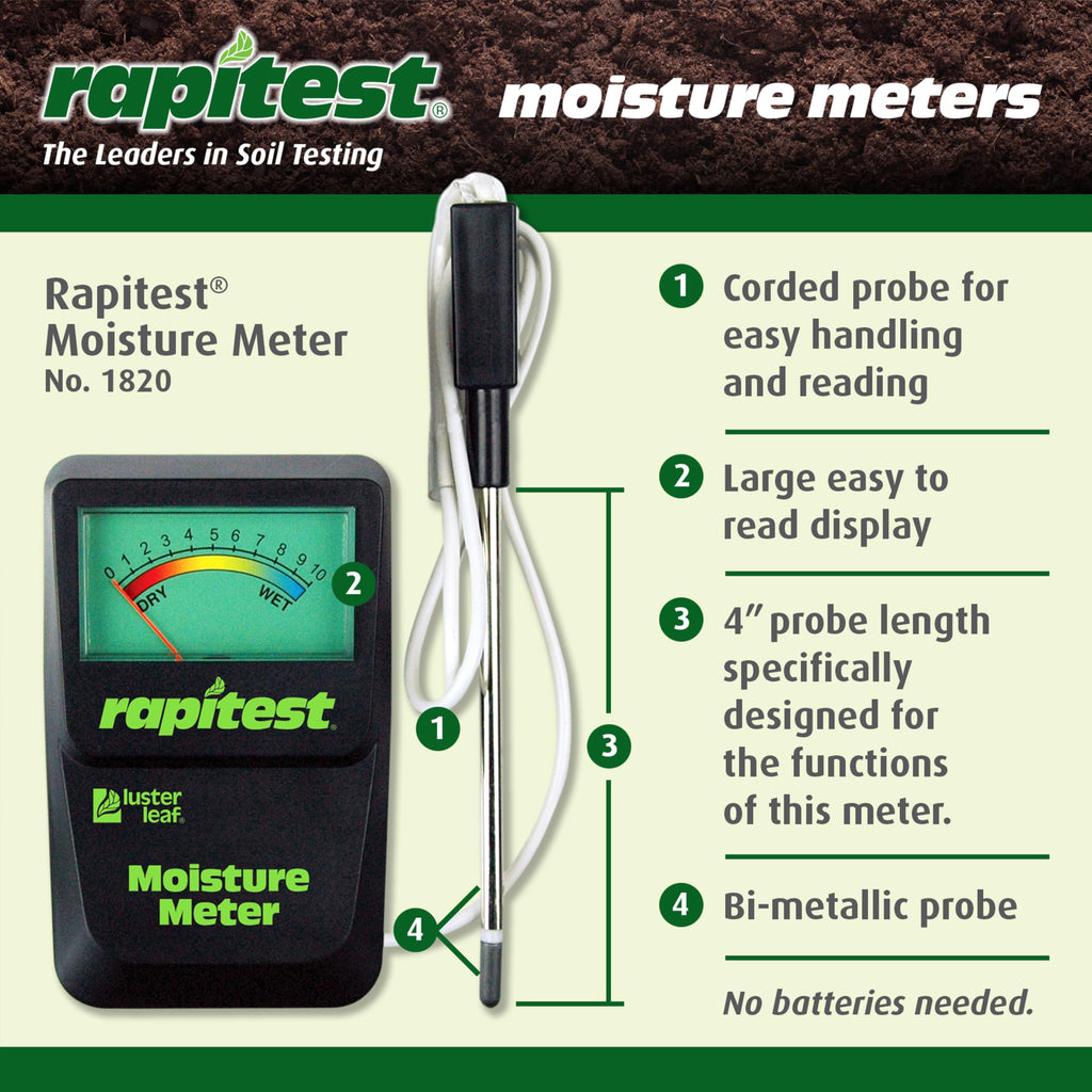 Luster Leaf 1820 Rapitest Soil Moisture Meter