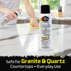 Rock Doctor Granite Cleaner - Cleans& Renews Surfaces - (18 oz) Surface Cleaner Spray, Granite/Marble Countertop Cleaner, Cleaning Spray for Vanity, Table Top, Kitchen Counters, Stone Surfaces