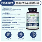 Why Not Natural Glucosamine Chondroitin, MSM, Joint Support Supplements - Knee Pain Joints Health Suppplement