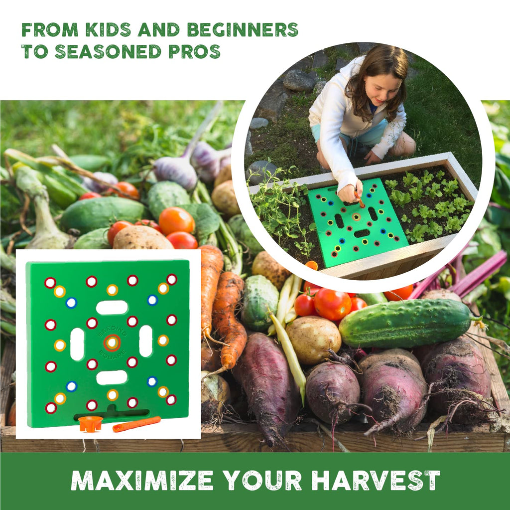 Seeding Square Planting Tool, Seed Planter for Square Foot Gardening Kit