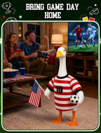 ROSSNY USA Soccer Porch Goose Outfit for 23 in Goose Statue