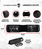 Gymreapers Barbell Squat Pad - Protective Bridge Pad For Hip Thrust, Squats, Lunges - Hip Support, Neck Protection For Bar (Marble)