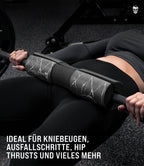 Gymreapers Barbell Squat Pad - Protective Bridge Pad For Hip Thrust, Squats, Lunges - Hip Support, Neck Protection For Bar (Marble)