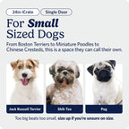 Midwest 24-Inch Single Door iCrate, for Small Breeds, 12-20 lbs
