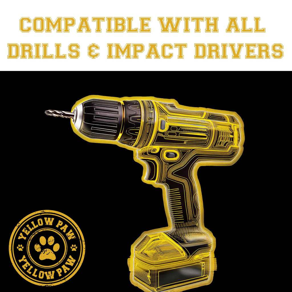 3/4 Inch Drill Bit (3 Pack) Industrial Grade M35 Cobalt Titanium Aluminum Nitrite - 3/4" Diameter & Total Length of 6" with Working Length of 3" Easily Drill Into Metal, Steel, & Aluminum