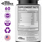 Real Science Carpal Miracle – All Natural Carpal Tunnel Relief & Wrist Support Supplement with Vitamins B6, B12, C, D, K + GABA – Hand & Nerve Comfort – Made in USA, 60 Caps