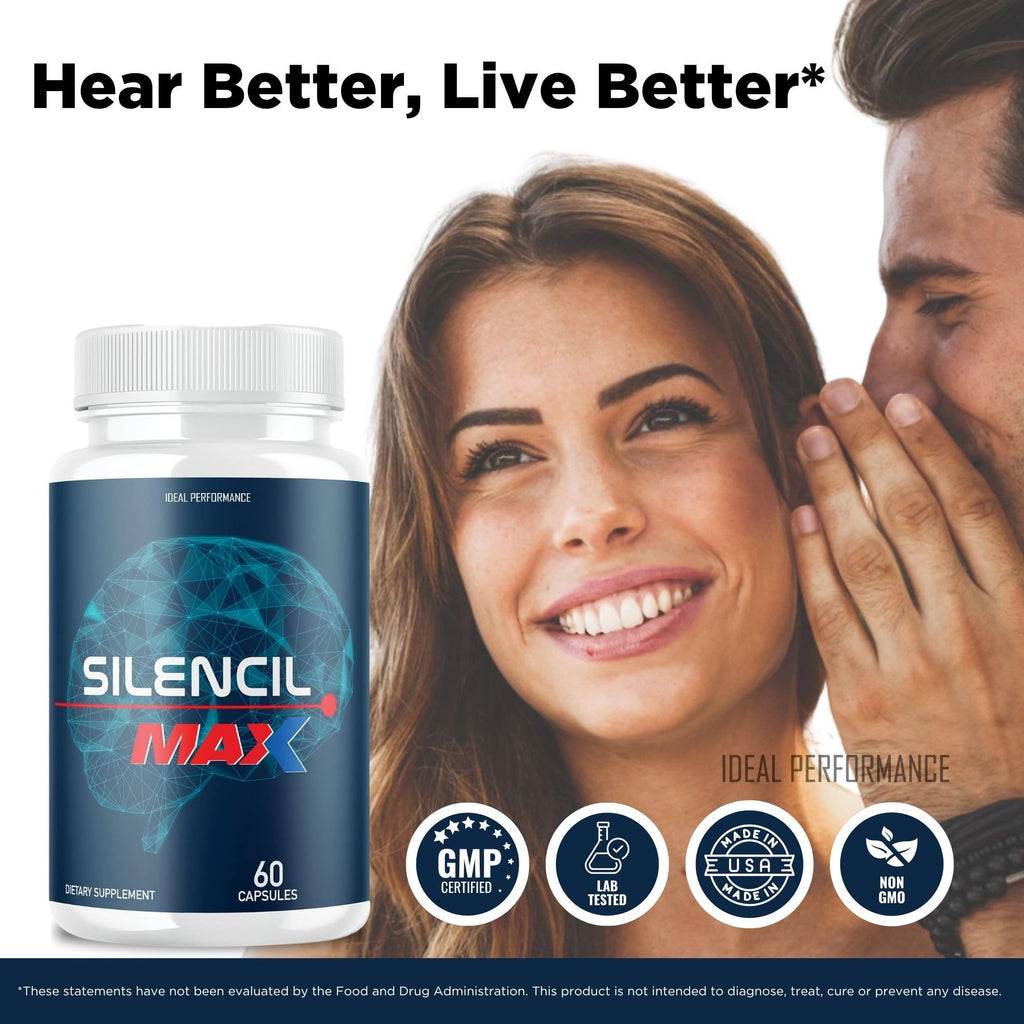 IDEAL PERFORMANCE (5 Pack) Silencil Tinnitus Max Supplement Pills Silencio Silencile (300 Capsules)
